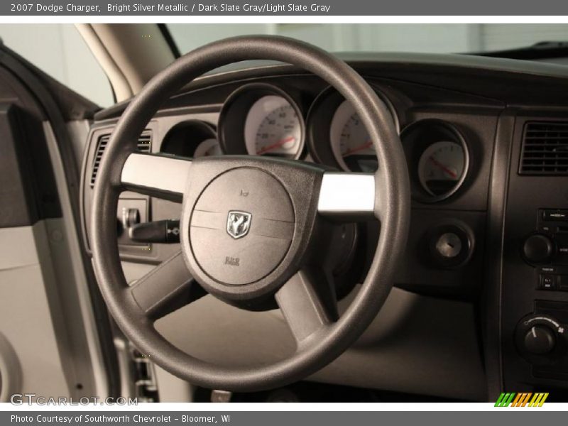 Bright Silver Metallic / Dark Slate Gray/Light Slate Gray 2007 Dodge Charger