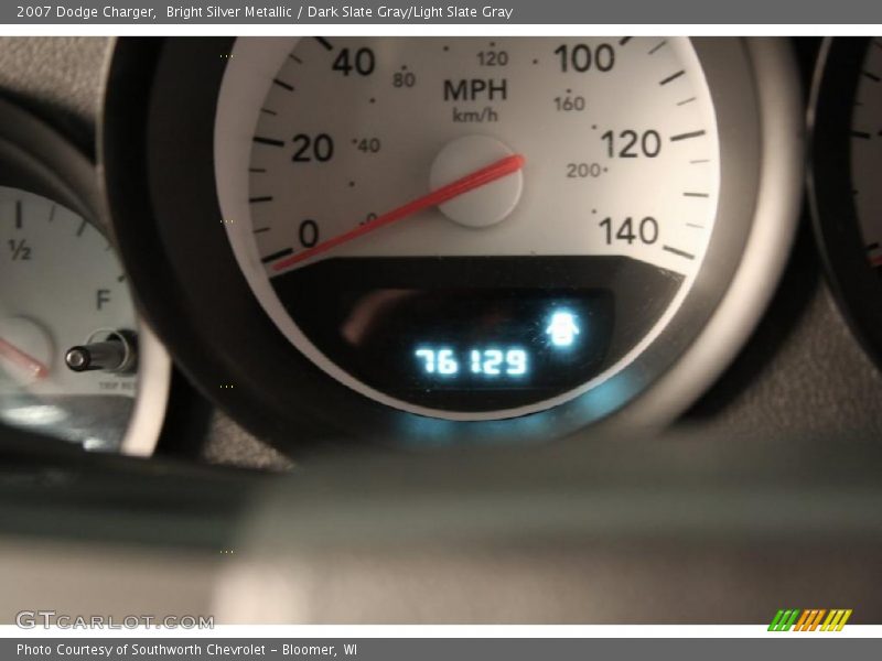 Bright Silver Metallic / Dark Slate Gray/Light Slate Gray 2007 Dodge Charger