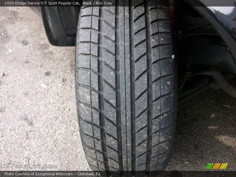 Black / Mist Gray 2000 Dodge Dakota R/T Sport Regular Cab