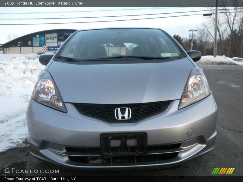 Storm Silver Metallic / Gray 2009 Honda Fit