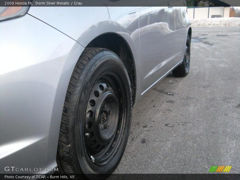 Storm Silver Metallic / Gray 2009 Honda Fit