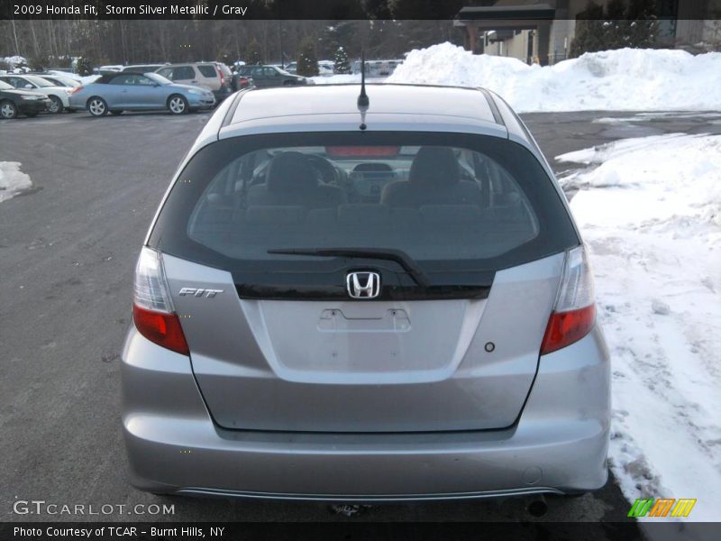 Storm Silver Metallic / Gray 2009 Honda Fit