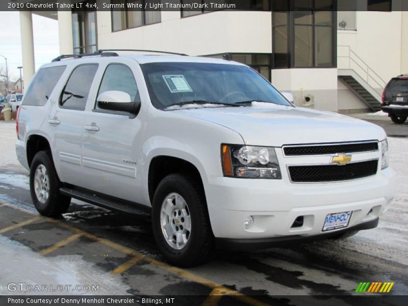 Summit White / Light Titanium/Dark Titanium 2010 Chevrolet Tahoe LT 4x4