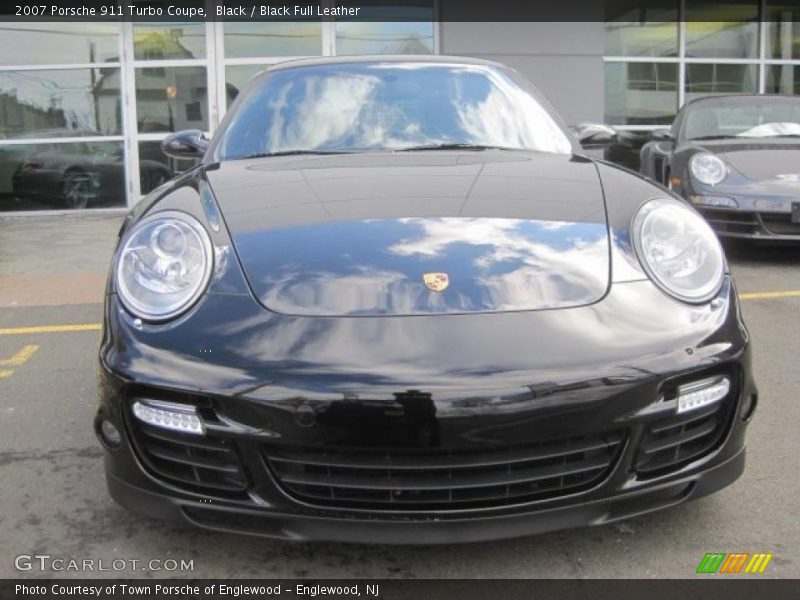 Black / Black Full Leather 2007 Porsche 911 Turbo Coupe