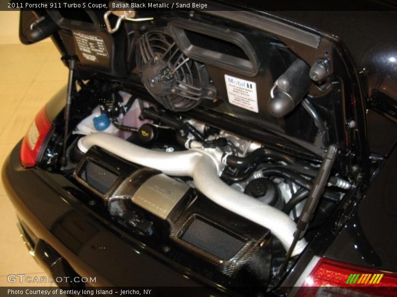  2011 911 Turbo S Coupe Engine - 3.8 Liter Twin-Turbocharged DOHC 24-Valve VarioCam Flat 6 Cylinder