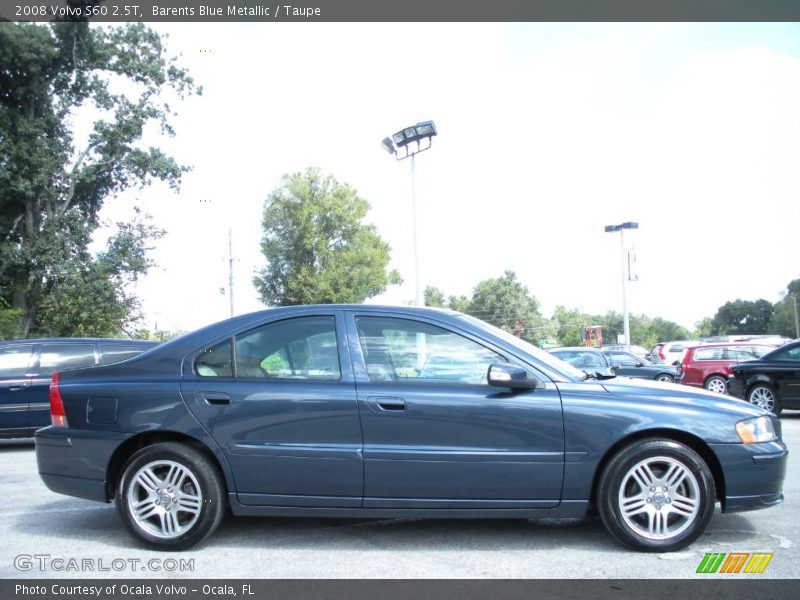 Barents Blue Metallic / Taupe 2008 Volvo S60 2.5T