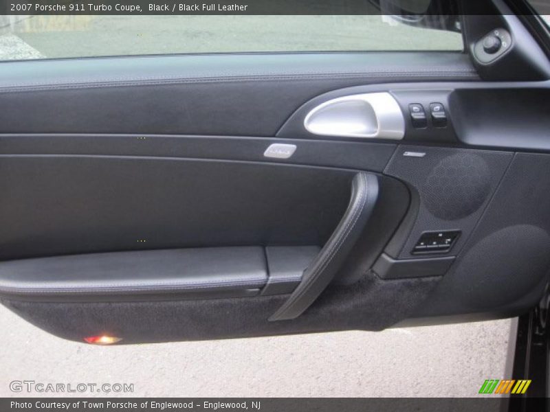 Black / Black Full Leather 2007 Porsche 911 Turbo Coupe