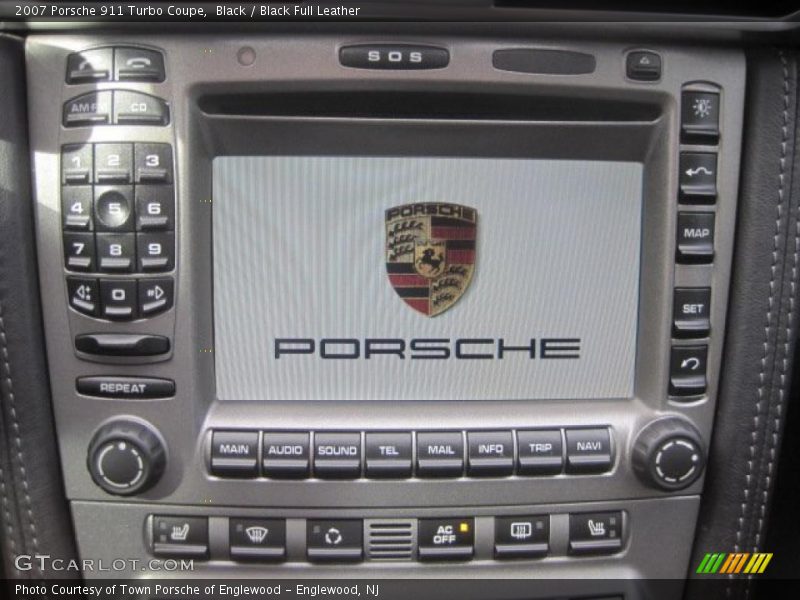 Black / Black Full Leather 2007 Porsche 911 Turbo Coupe