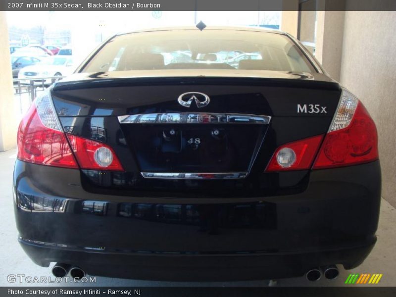 Black Obsidian / Bourbon 2007 Infiniti M 35x Sedan