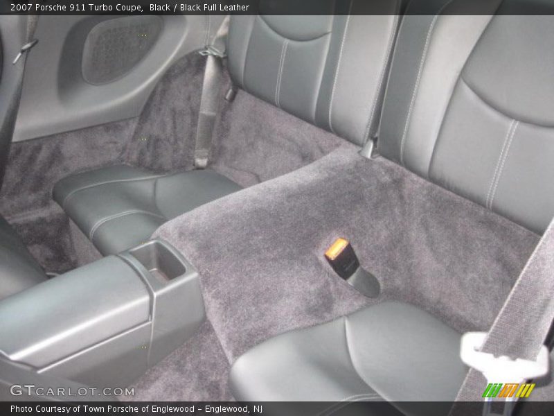 Black / Black Full Leather 2007 Porsche 911 Turbo Coupe