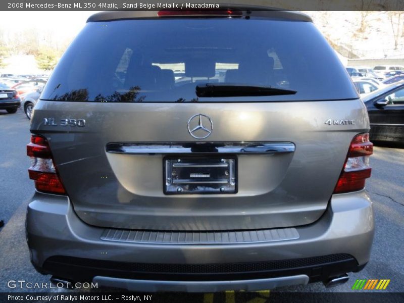 Sand Beige Metallic / Macadamia 2008 Mercedes-Benz ML 350 4Matic