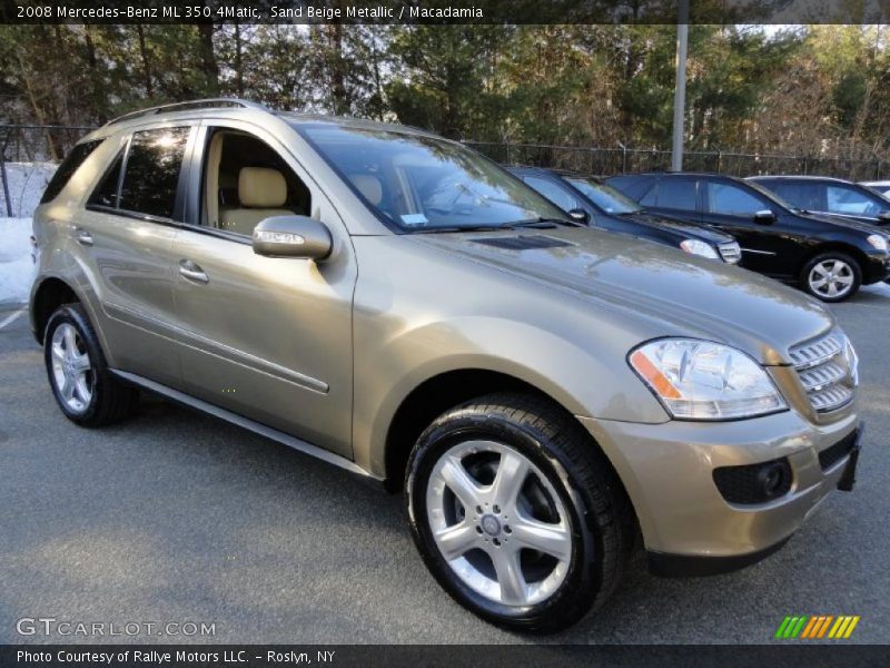 Sand Beige Metallic / Macadamia 2008 Mercedes-Benz ML 350 4Matic