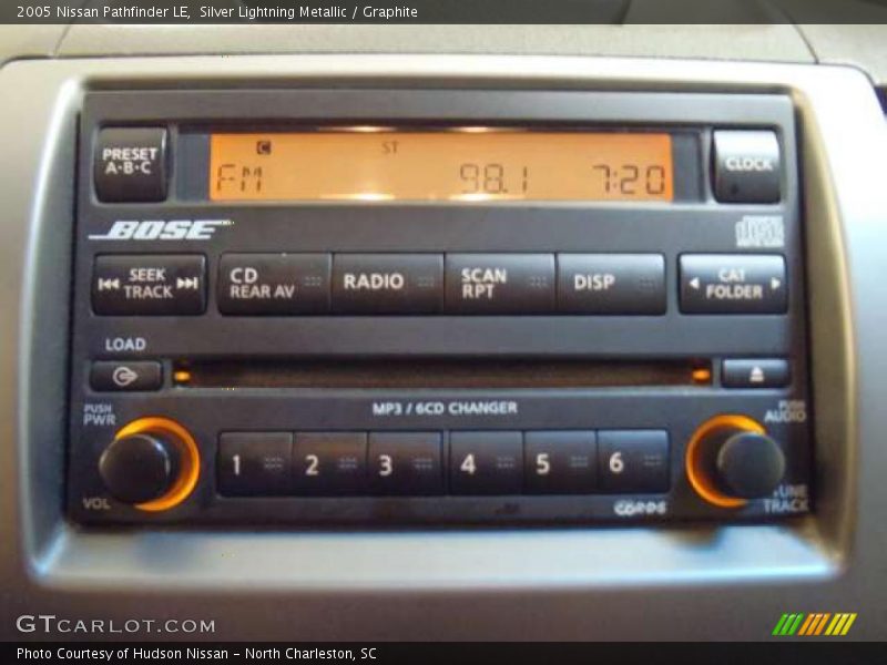 Silver Lightning Metallic / Graphite 2005 Nissan Pathfinder LE