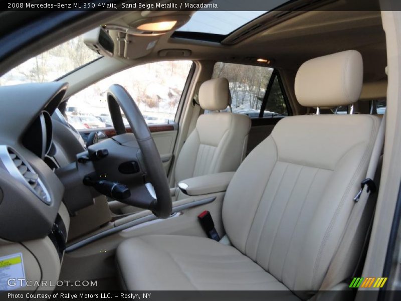 Sand Beige Metallic / Macadamia 2008 Mercedes-Benz ML 350 4Matic