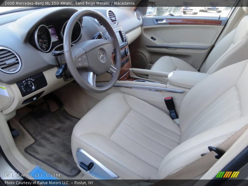 Sand Beige Metallic / Macadamia 2008 Mercedes-Benz ML 350 4Matic