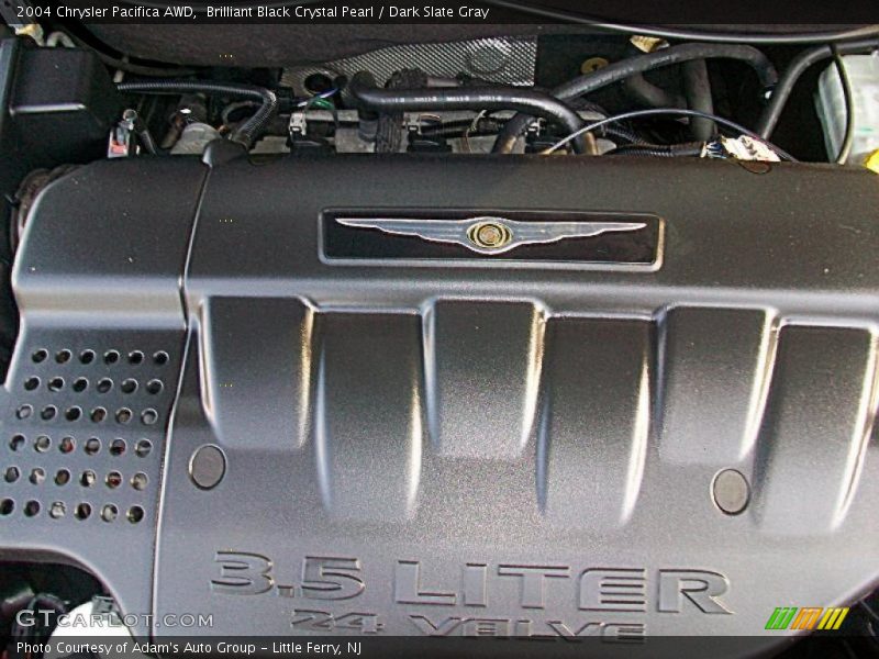 Brilliant Black Crystal Pearl / Dark Slate Gray 2004 Chrysler Pacifica AWD