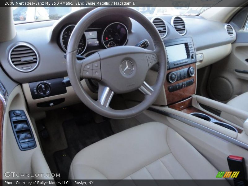 Sand Beige Metallic / Macadamia 2008 Mercedes-Benz ML 350 4Matic