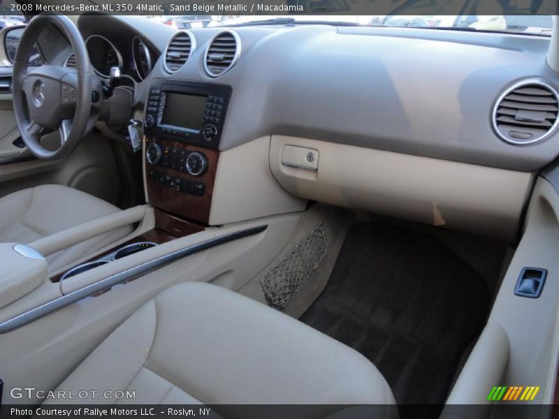 Sand Beige Metallic / Macadamia 2008 Mercedes-Benz ML 350 4Matic