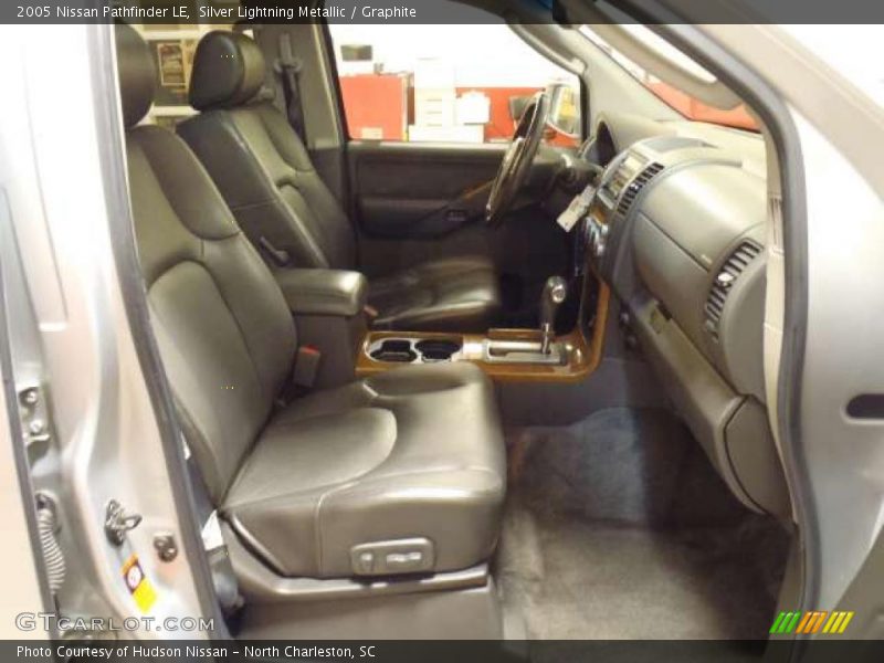 Silver Lightning Metallic / Graphite 2005 Nissan Pathfinder LE