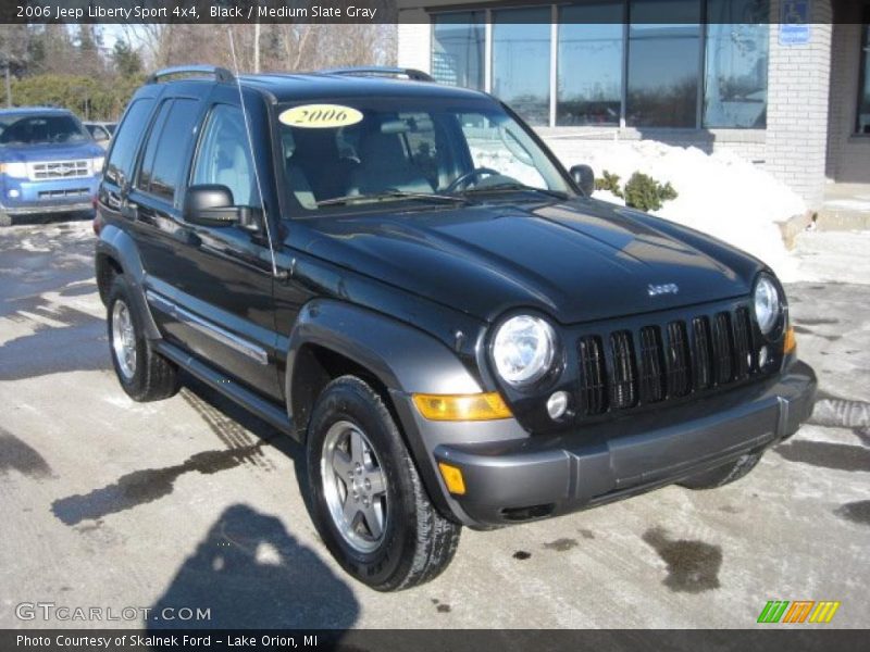 Black / Medium Slate Gray 2006 Jeep Liberty Sport 4x4