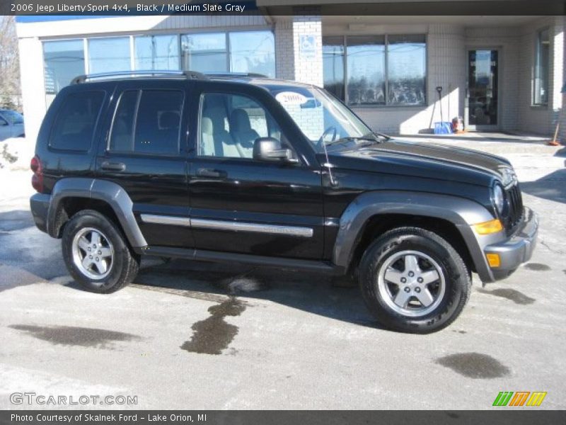 Black / Medium Slate Gray 2006 Jeep Liberty Sport 4x4