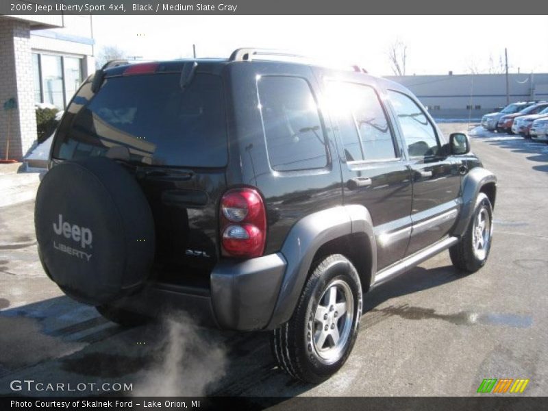 Black / Medium Slate Gray 2006 Jeep Liberty Sport 4x4
