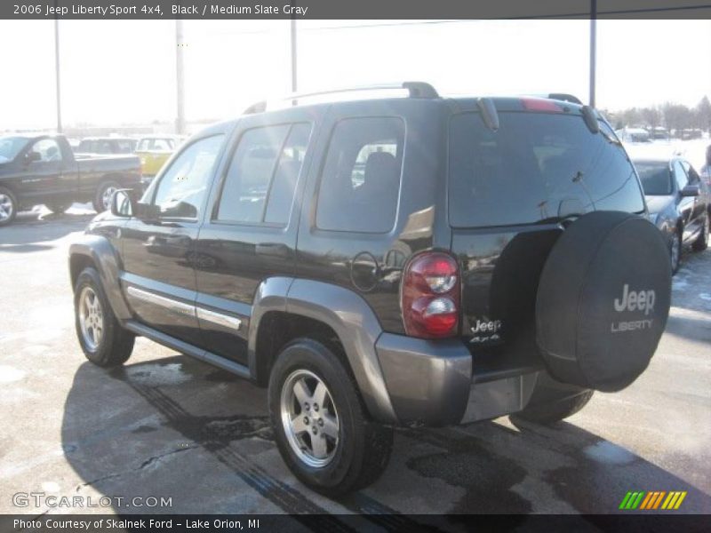 Black / Medium Slate Gray 2006 Jeep Liberty Sport 4x4