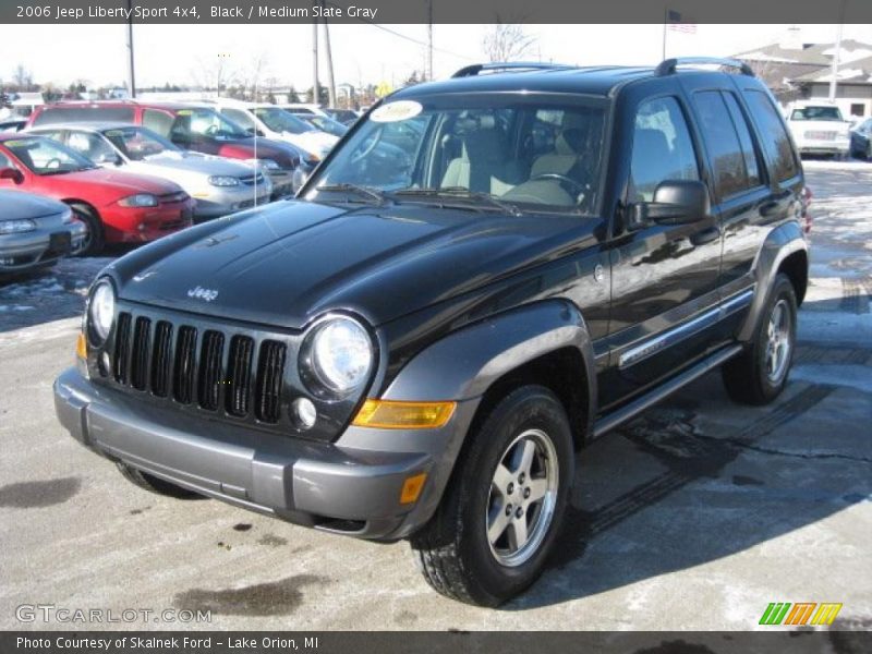 Black / Medium Slate Gray 2006 Jeep Liberty Sport 4x4
