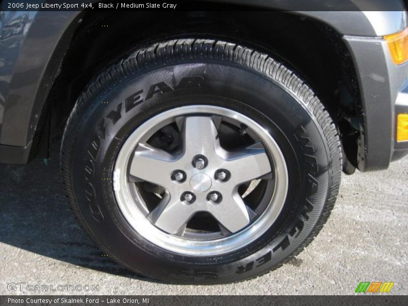 Black / Medium Slate Gray 2006 Jeep Liberty Sport 4x4