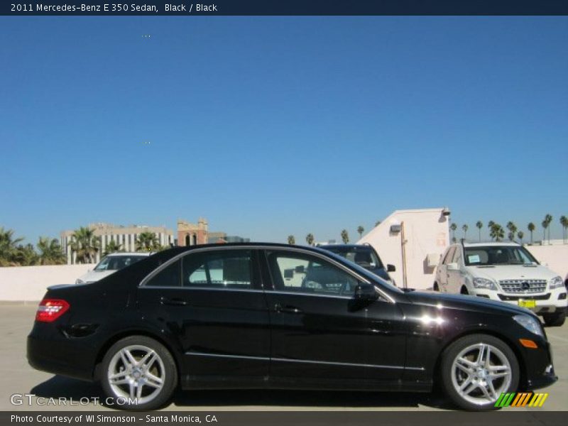 Black / Black 2011 Mercedes-Benz E 350 Sedan