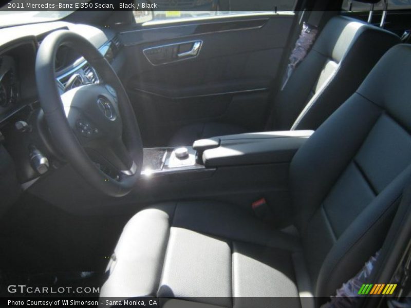 Black / Black 2011 Mercedes-Benz E 350 Sedan
