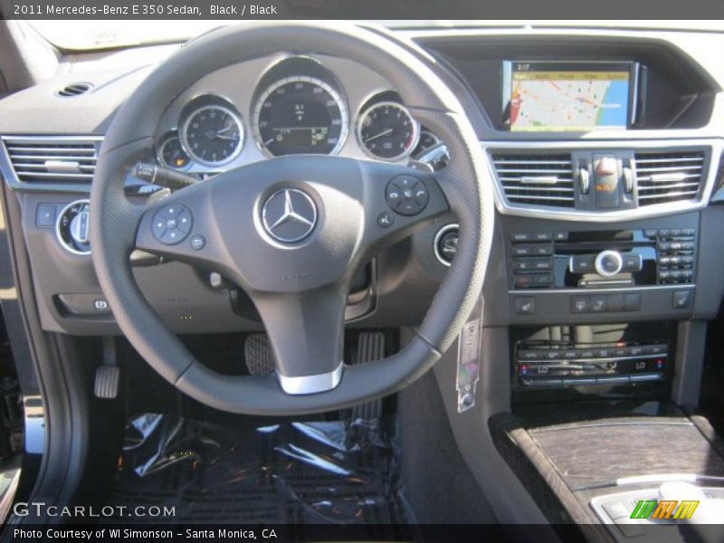 Black / Black 2011 Mercedes-Benz E 350 Sedan