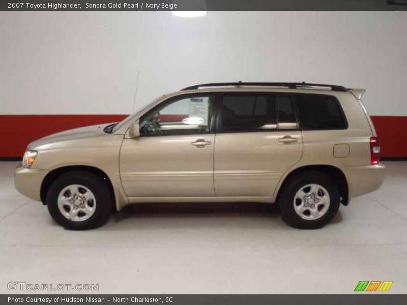 Sonora Gold Pearl / Ivory Beige 2007 Toyota Highlander