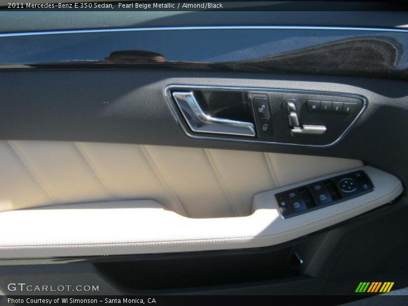 Pearl Beige Metallic / Almond/Black 2011 Mercedes-Benz E 350 Sedan