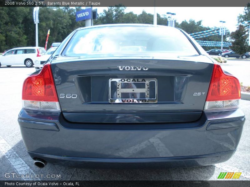 Barents Blue Metallic / Taupe 2008 Volvo S60 2.5T