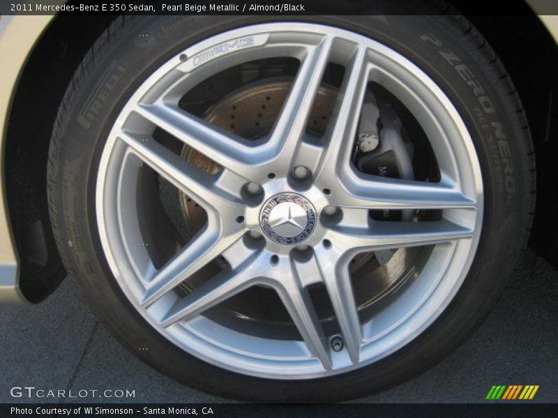 Pearl Beige Metallic / Almond/Black 2011 Mercedes-Benz E 350 Sedan