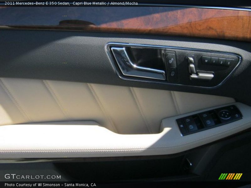 Capri Blue Metallic / Almond/Mocha 2011 Mercedes-Benz E 350 Sedan