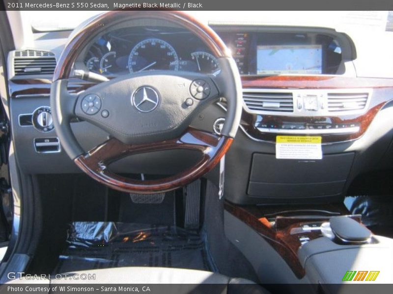 Magnetite Black Metallic / Black 2011 Mercedes-Benz S 550 Sedan