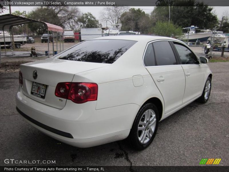 Campanella White / Pure Beige 2006 Volkswagen Jetta TDI Sedan