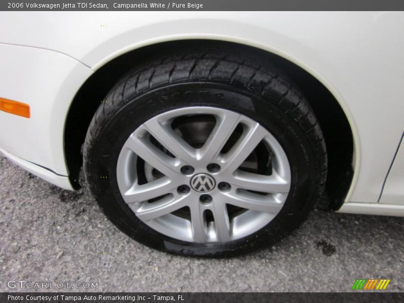 Campanella White / Pure Beige 2006 Volkswagen Jetta TDI Sedan