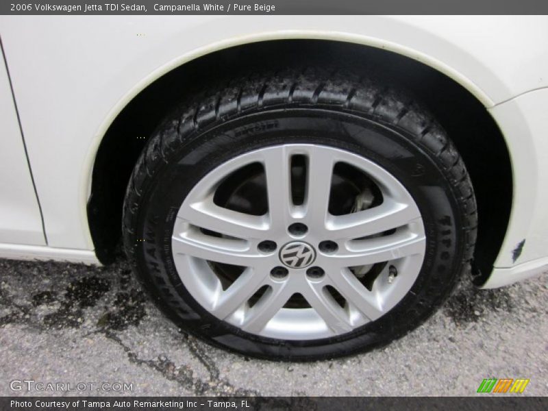 Campanella White / Pure Beige 2006 Volkswagen Jetta TDI Sedan