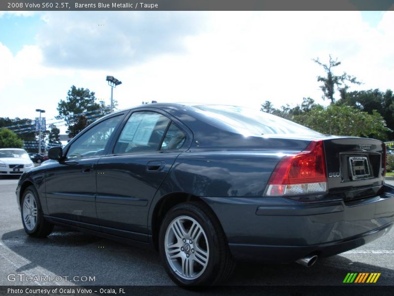 Barents Blue Metallic / Taupe 2008 Volvo S60 2.5T