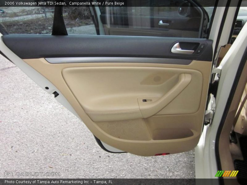 Campanella White / Pure Beige 2006 Volkswagen Jetta TDI Sedan