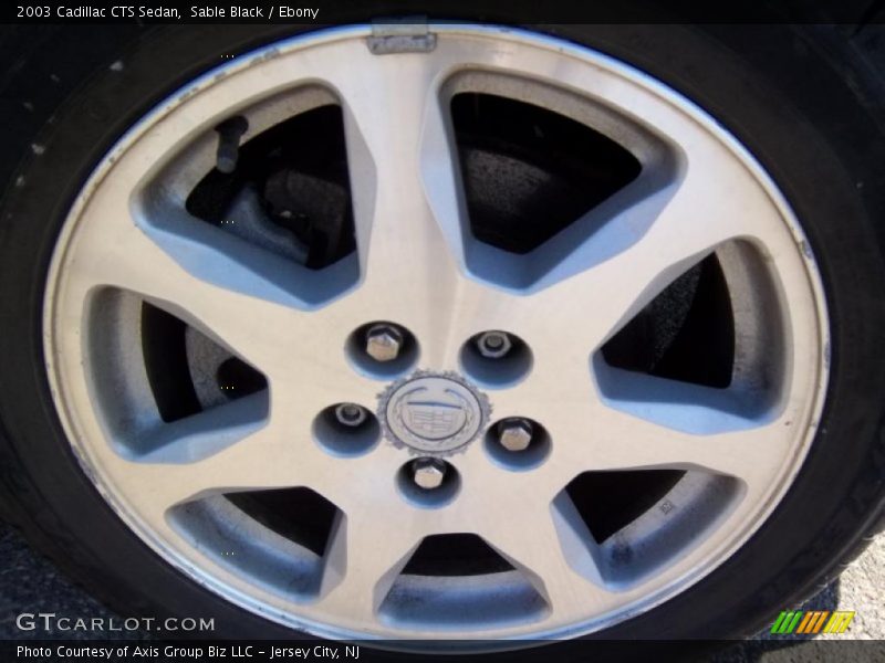 Sable Black / Ebony 2003 Cadillac CTS Sedan