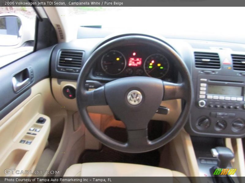 Campanella White / Pure Beige 2006 Volkswagen Jetta TDI Sedan