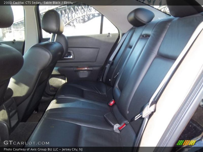 Sable Black / Ebony 2003 Cadillac CTS Sedan
