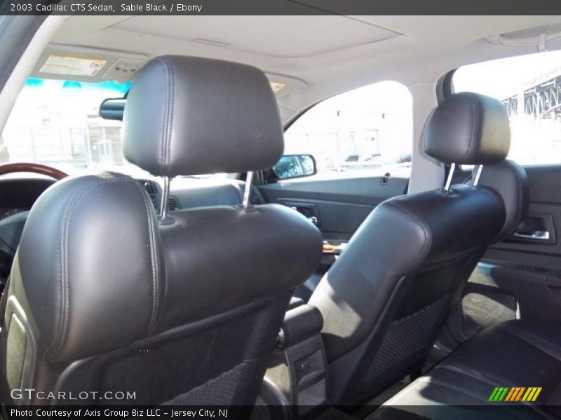 Sable Black / Ebony 2003 Cadillac CTS Sedan