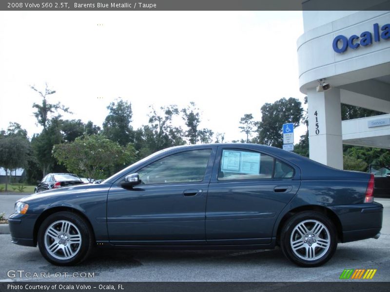 Barents Blue Metallic / Taupe 2008 Volvo S60 2.5T