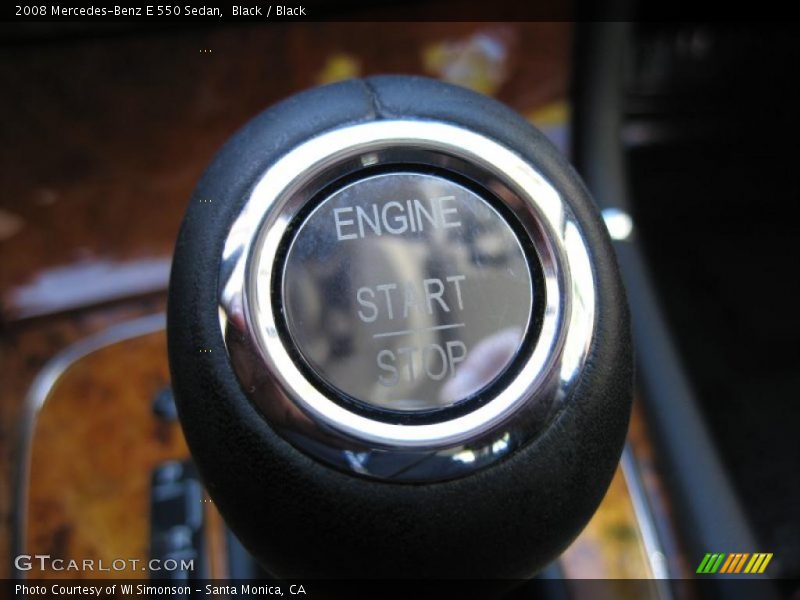 Controls of 2008 E 550 Sedan