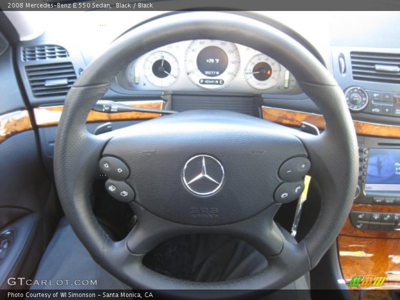  2008 E 550 Sedan Steering Wheel